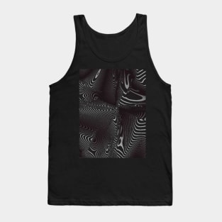 Geometric Futures #4 - Repeat Pattern Modular Synth Glitch Art Tank Top